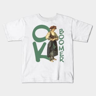 Delacroix Ok Boomer Girl Kids T-Shirt